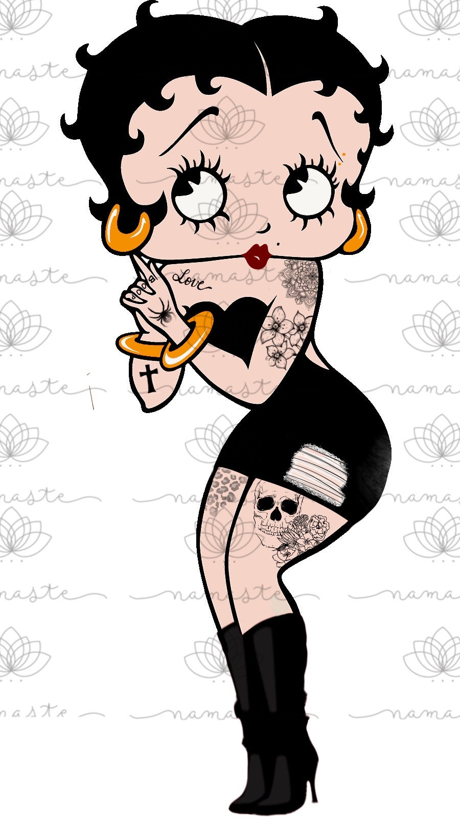Betty Boop on Motorcycle Vinyl Transfer - Etsy