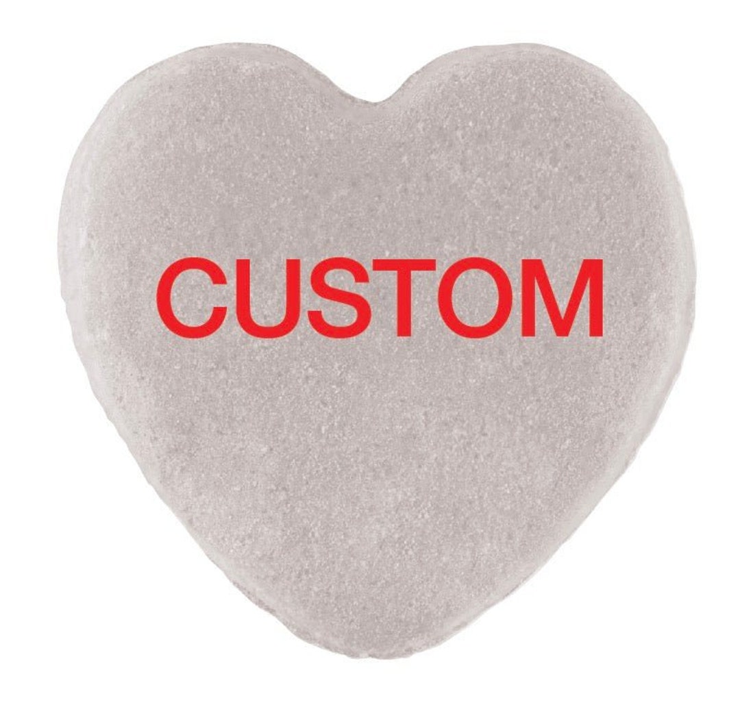 Custom Candy Hearts Etsy