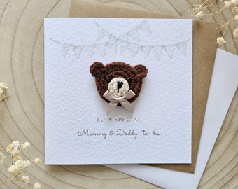 Personalised Baby Shower Card, Mummy To Be, On Your Baby Shower, New Baby, Gift Card, Parents To Be, Baby Shower Party, Boy Girl,Neutral-097