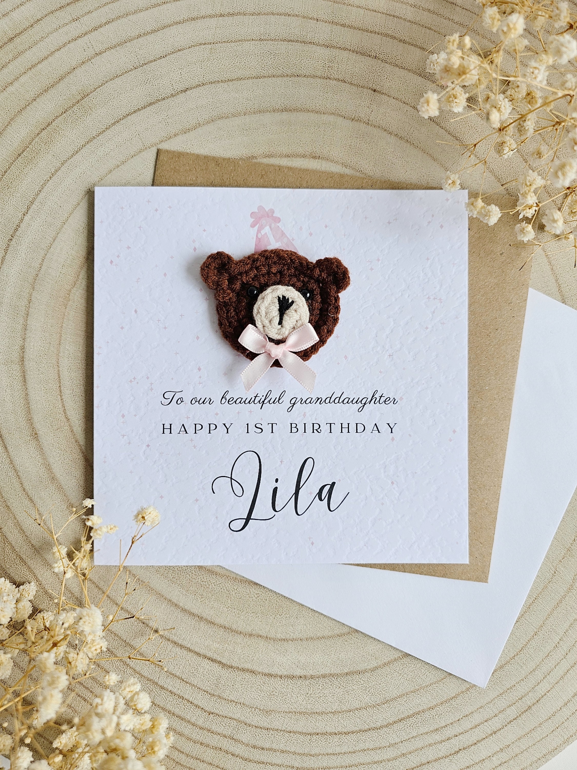 Central 23 Geburtstagskarte Für Jungen 1. Geburtstag – Mit Aufklebern, 14,5x14,5 Cm, Teddy-Motiv Für Neffe