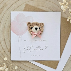 Gepersonaliseerde Valentijnsdagkaart, jubileum man vrouw, vriend vriendin, voor hem haar, verloofde, sentimenteel luxe beary veel cadeau