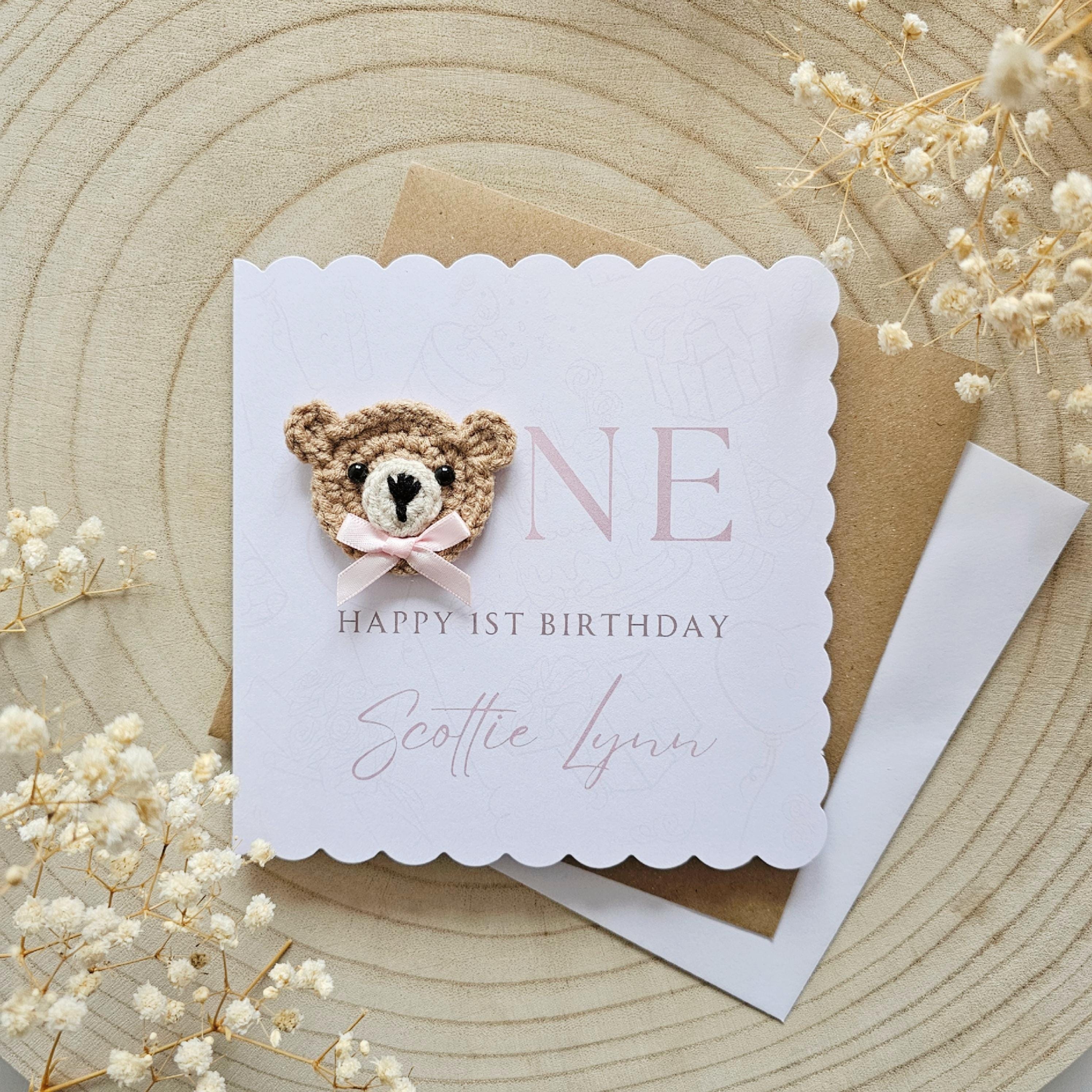 1st Birthday Card Grandson