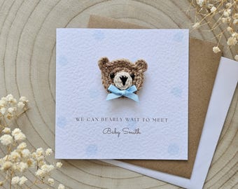 Personalisierte Babypartykarte, Mummy To Be, auf Ihrer Babyparty, neues Baby, Geschenkkarte, Eltern zu sein, Babypartyparty, Junge Mädchen, Neutral 121