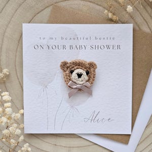 Personalisierte Babyparty Karte, Mummy To Be, auf Ihrer Babyparty, neues Baby, Geschenkkarte, Eltern zu sein, Babypartyparty, Junge Mädchen,Neutral 067