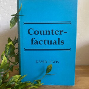 Counterfactuals by David Lewis 1973 First Edition Rare Collectible Philosophy Book