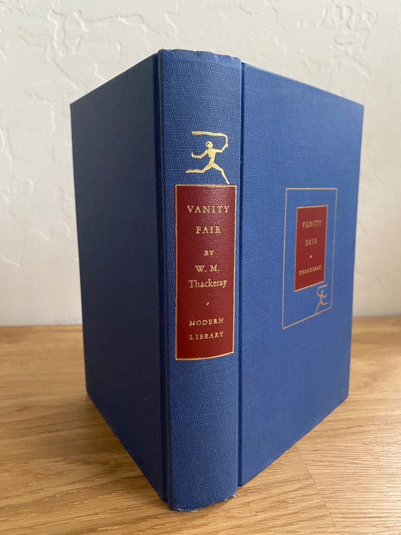 Vanity Fair by Thackeray Modern Library 1950 Edition Rare Collectible