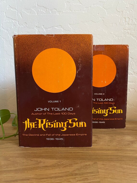 The Rising Sun by John Toland First Edition Vol 1 and 2 Rare Etsy