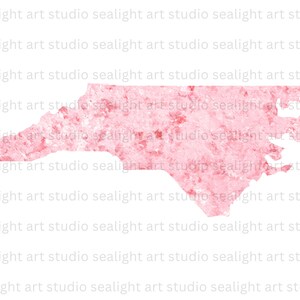 Carolina del Norte PNG SVG Archivos / Descarga Instantánea / Crear Camisetas, Vasos, Pegatinas, Arte de Pared, Tarjetas / Arte Abstracto Blanco Rojo Rosa Brillante