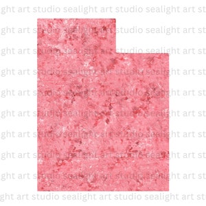 Utah PNG SVG Files | Instant Download | Create T-Shirts, Sweatshirts, Tumblers, Stickers, Wall Art, Cards | Pink Red White Abstract Art