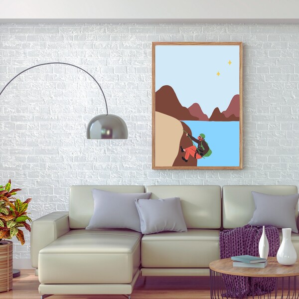 Climbing Rope Art Etsy