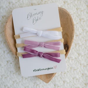 Babyhug Hair Band Bow Applique with Fur Free Size - Purple