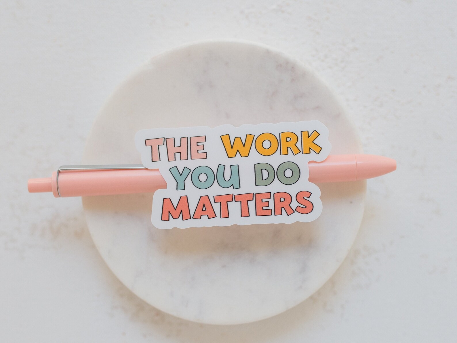 The Work You Do Matters Sticker | Waterproof Sticker, Vinyl Sticker ...