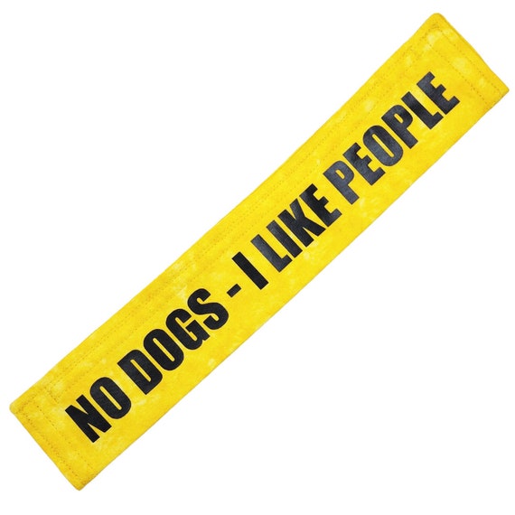 Hundeleine Mit Aufdruck 'Reactive – No Dogs! I Like People' – Für ängstliche Oder Nervöse Hunde (150 Cm, Polyester)