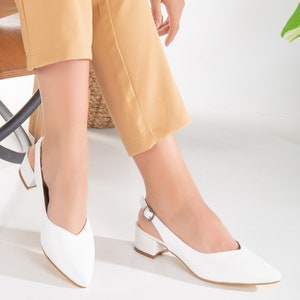 Neutral slingback shoes hot sale