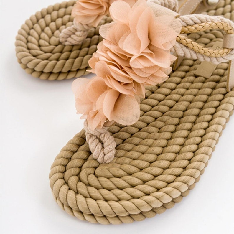 Handmade Rope Sandal Women, Huarache Sandal Boho, Barefoot Shoes, Braided Rope Flip Flops, Jesus Boots, Wedding Sandal, Bridal Sandal