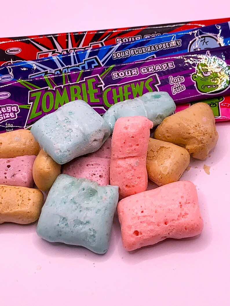 Freeze Dried Zombie Chews Freeze Dried Lollies Australia Etsy Australia