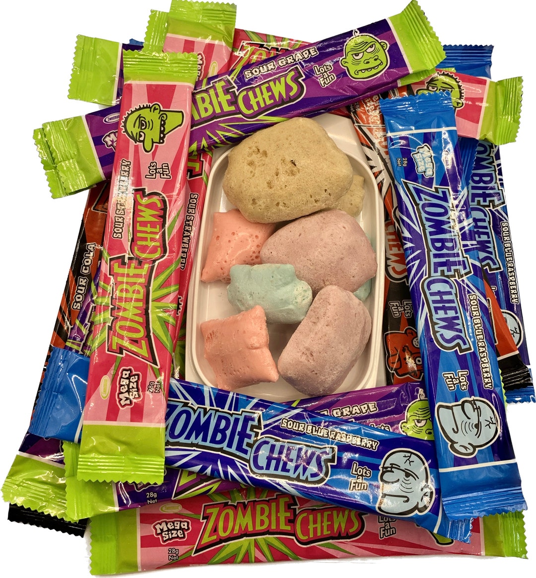 Freeze Dried Zombie Chews Freeze Dried Lollies Australia Etsy Australia