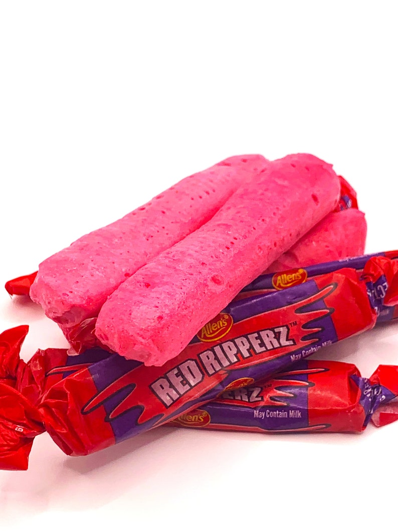Freeze Dried Allens® Red Rippers Freeze Dried Lollies Etsy Australia