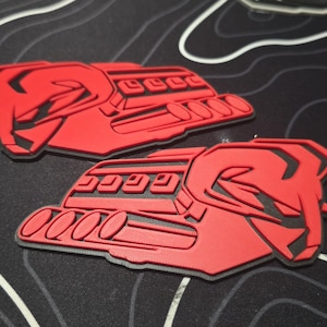 Ram head hemi badge