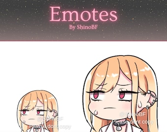 Kitagawa Marin x1 Animated Emote SUS for twitch and Discord Pack