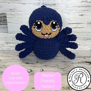 Spider Low Sew Crochet Pattern