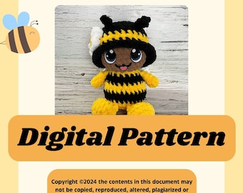 Bee Buddy Crochet Pattern Low Sew Bee Crochet Pattern