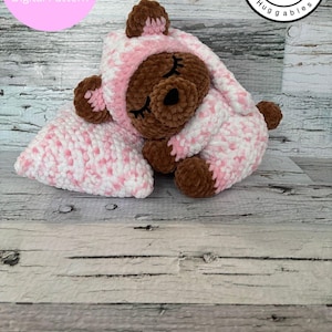 Sleepy Bear Crochet Pattern