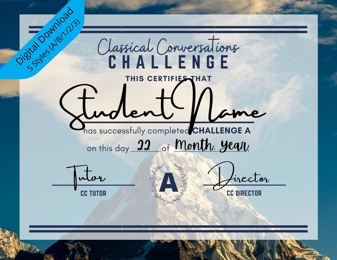 classical-conversations-certificates-of-completion-for-challenge-levels