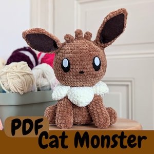 Cat Monster I PDF PATTERN I Amigurumi I Pattern I Digital Download