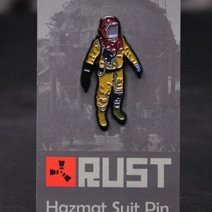 RUST Game Hazmat Suit Pin *FANART*