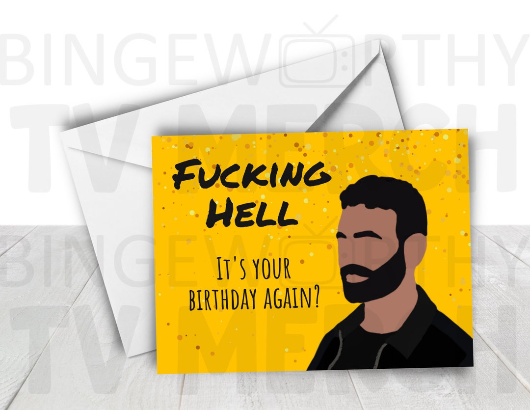 Roy Kent fing Hell It's Your Birthday Etsy Canada