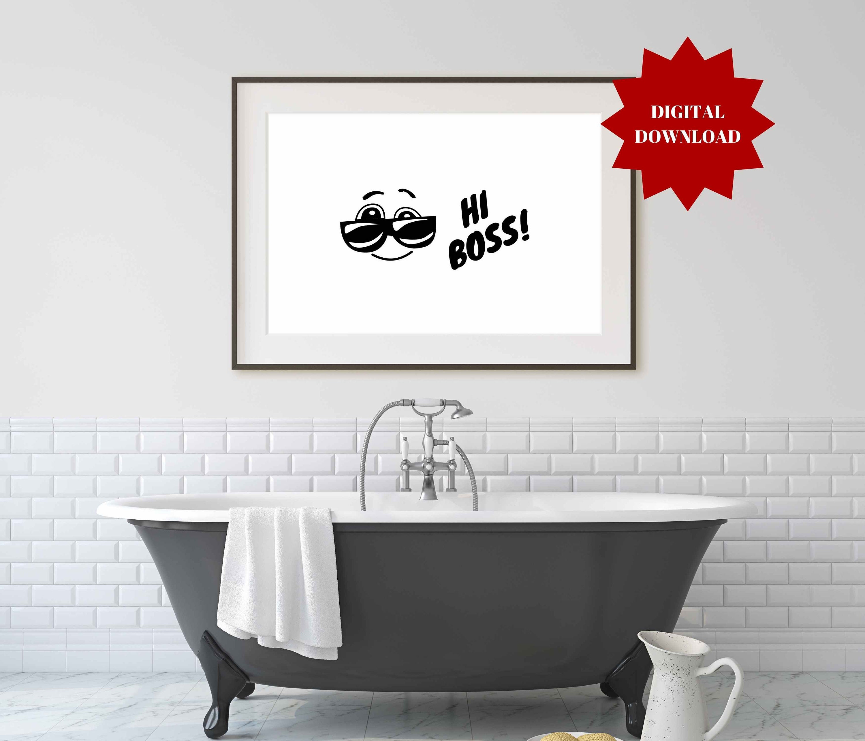 Funny Wall Art Prints Black and White Prints Funny Wall Art Etsy