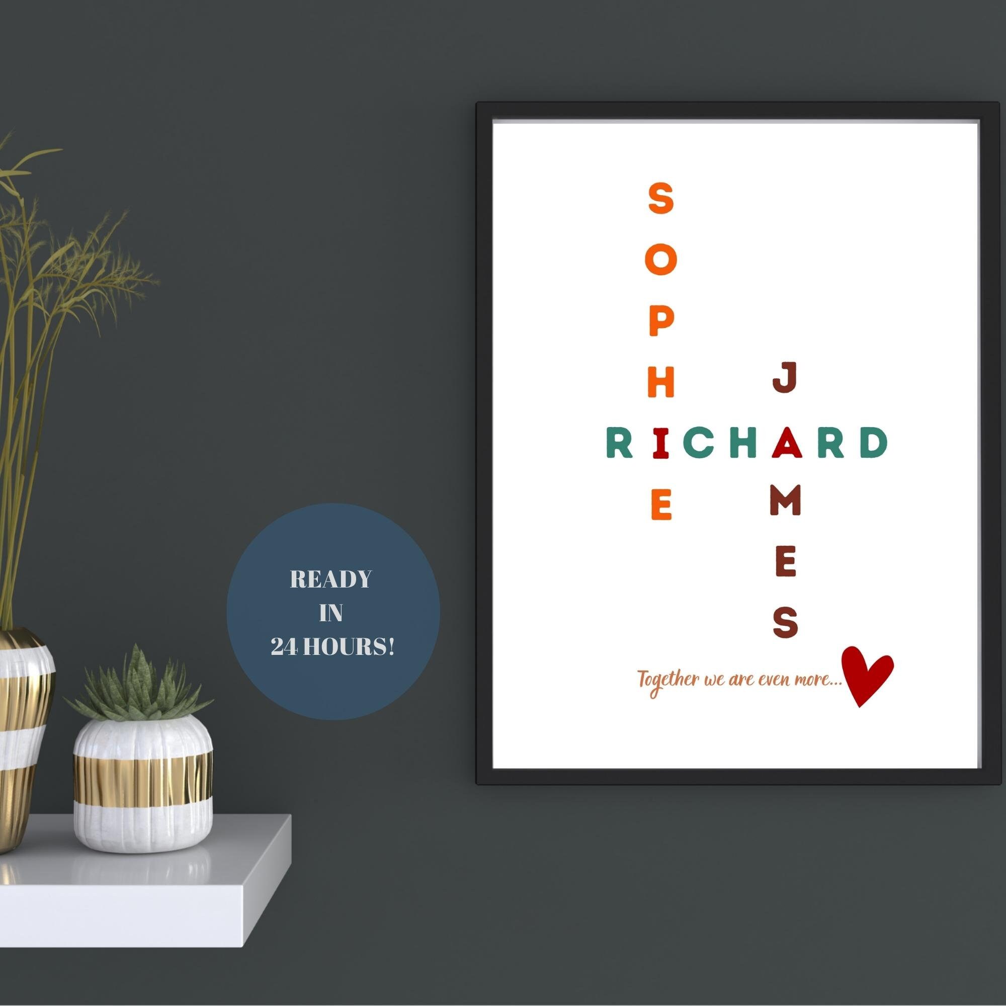 Personalized Name Prints Personalized Name Gifts for Her - Etsy