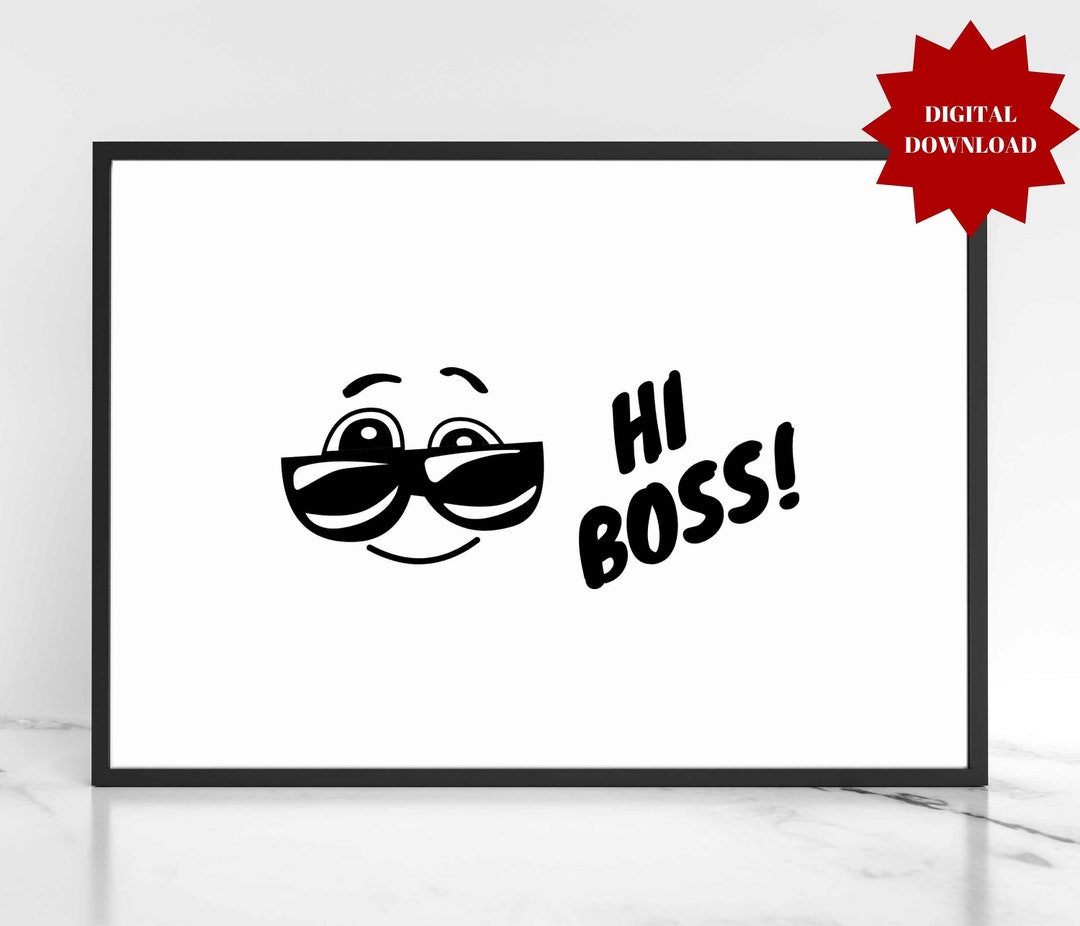 Funny Wall Art Prints Black and White Prints Funny Wall Art Etsy