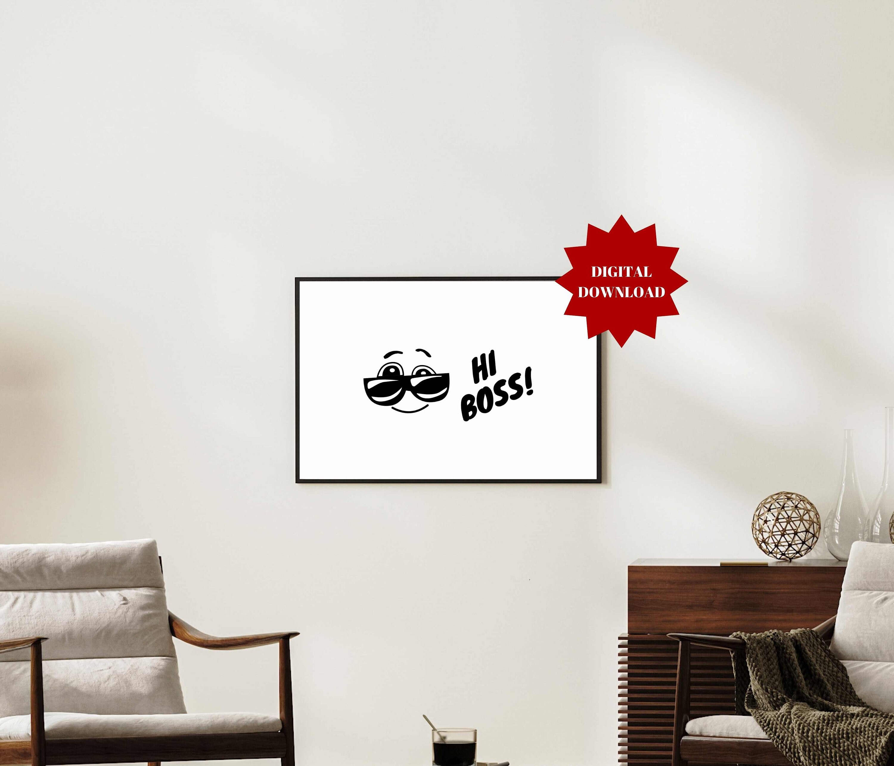 Funny Wall Art Prints Black and White Prints Funny Wall Art Etsy