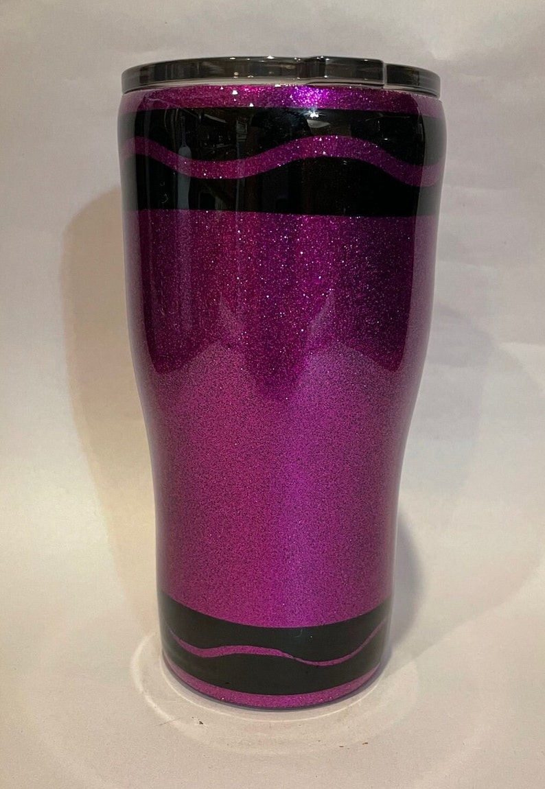 Crayon Curved Stainless Steel Tumbler 20 oz image 5