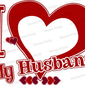 Amo a mi marido Foto personalizable png, svg personalizado