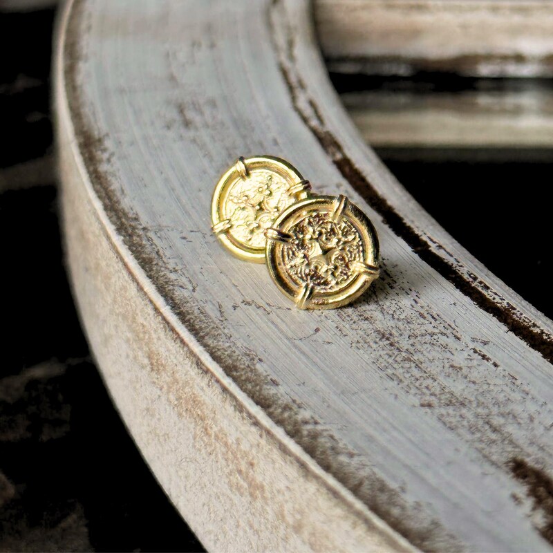 Quatro Coin Earring