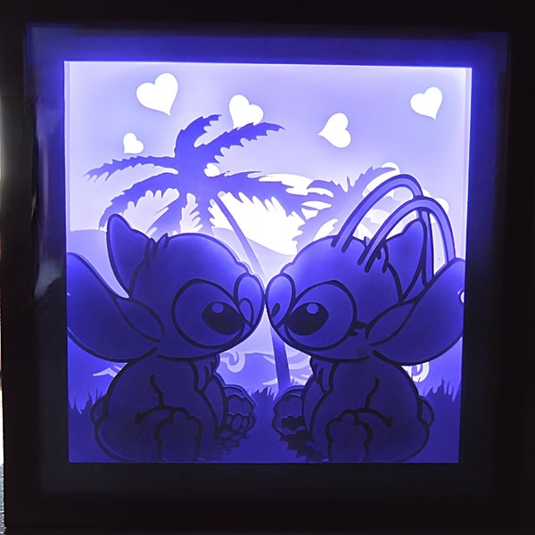 Lightbox Stitch and Angel Lightbox Stitch and Angel