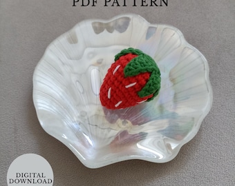 Amigurumi Strawberry Pattern PDF | Beginner Friendly Crochet Tutorial