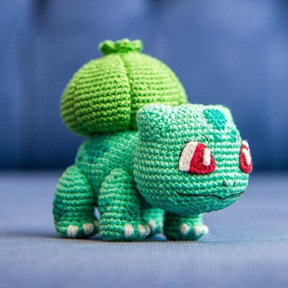 Crochet Pattern Bulbasaur Amigurumi Etsy