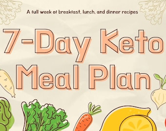 7-Day Keto Menu Diet Meal Plan