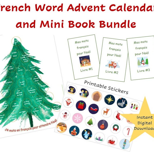 French Word Advent Calendar