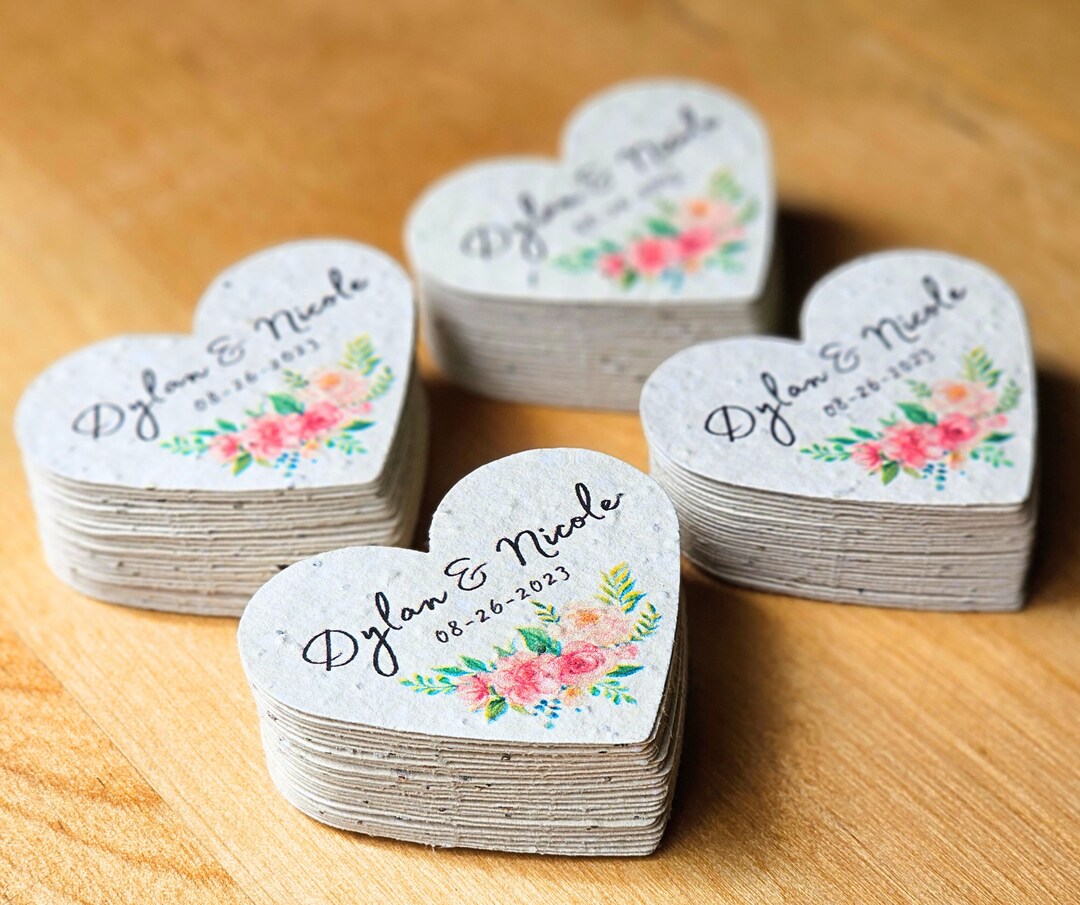 Bulk Seed Paper Wedding Favor Seed Paper Favor Flower Seed Wedding