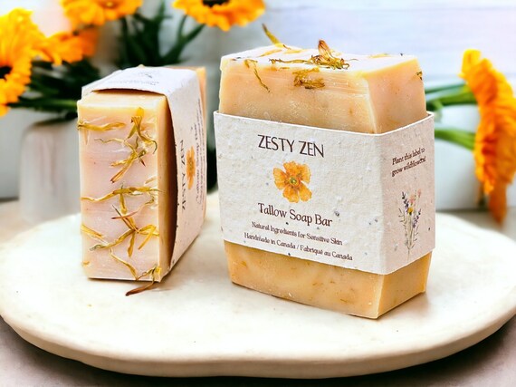 Natural Tallow Soap Bar Handmade Soap Tallow Body Soap Natural Handmade Tallow Bar Soap Gift Natural Soap Gift Soap Bar Tallow Skin Care Etsy