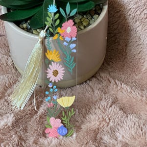 Acrylic Bookmark, books, reader, design, bookworm
