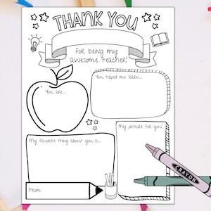 Teacher Appreciation Week Printable | Teacher Appreciation Week | End of school year gift | Last minute Teacher Appreciation Gift