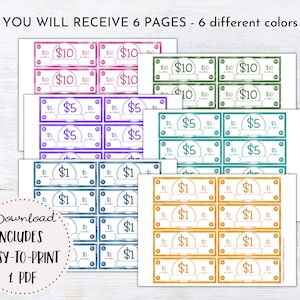 EDITABLE Mom Bucks Printable | Reward Bucks | Good Behavior Bucks ...