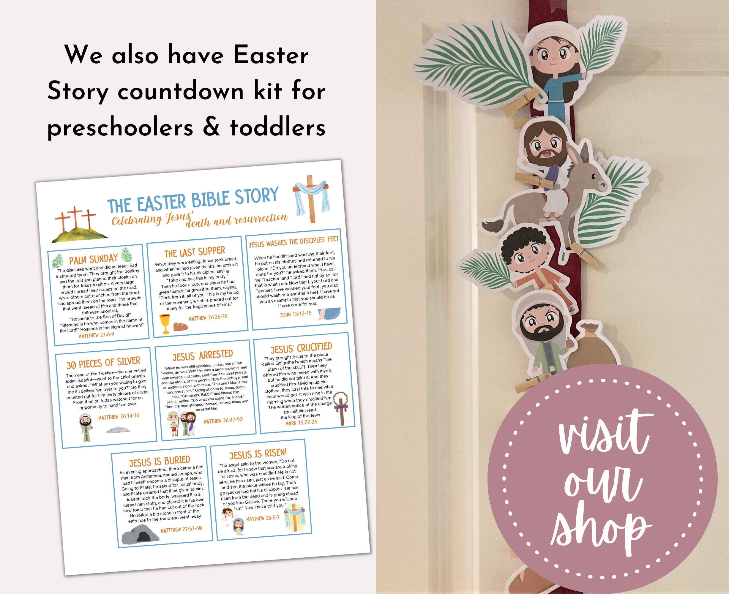 Christian Easter Placemat Activities Easter Placemat Etsy