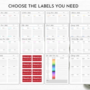 Moving Planner Bundle Printable | Moving Planner Kit | Moving Checklist | Moving Binder| Moving ...